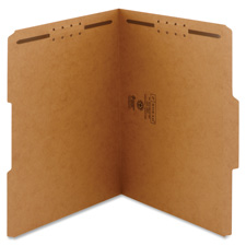 Smead Kraft 1/3 Cut Kraft Fastener File Folders