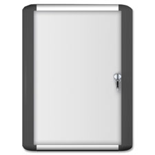 Bi-silque Swing Door Enclosed Dry-erase Board