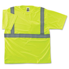 Ergodyne GloWear Class 2 Reflective Lime T-Shirt