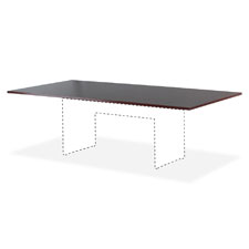 Lorell Essentials Mahogany Rectangular Tabletop