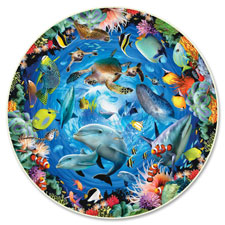 A Broader View Ocean View 500-piece Round Puzzle