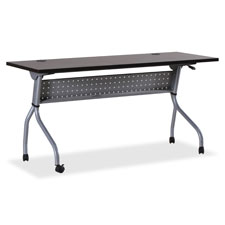 Lorell Espresso/Silver Training Table