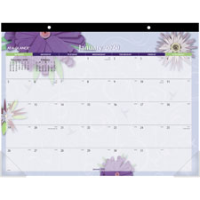 At-A-Glance Paper Flowers Design Desk Pad