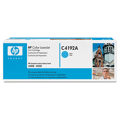 HP C4192A Cyan OEM Toner Cartridge