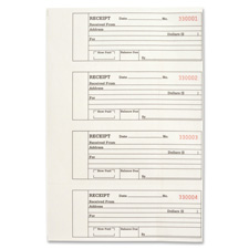 Bus. Source 2-part Receipt Book