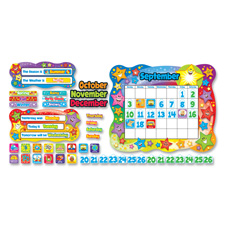 Trend Star Calendar Bulletin Board Set