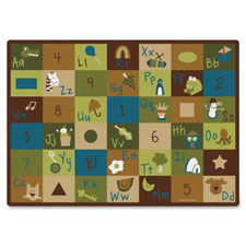 Carpets for Kids Learning Blocks Nature Design Rug