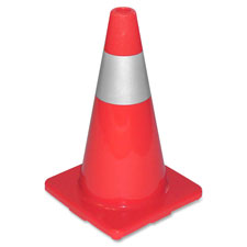 Tatco Sturdy Molded Reflective Traffic Cone