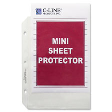 C-Line Top Load Heavyweight Mini Sheet Protectors