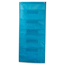 Carson File Folder Storage Teal Pocket Chart