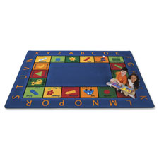 Carpets for Kids Bilingual Colorful Rectangle Rug