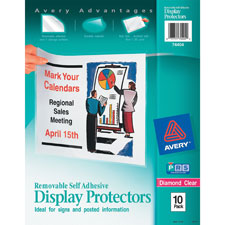 Avery Removable Self-Adhesive Display Protectors