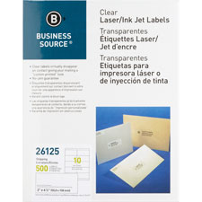 Bus. Source Clear Shipping Labels