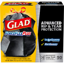 Clorox Glad ForceFlexPlus Drawstring Trash Bags