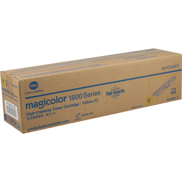 Konica Minolta A0V306F Yellow OEM Toner Cartridge