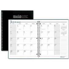 Doolittle Black Cover Academic Monthly Planner