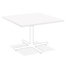 Lorell Hospitality White Laminate Square Tabletop