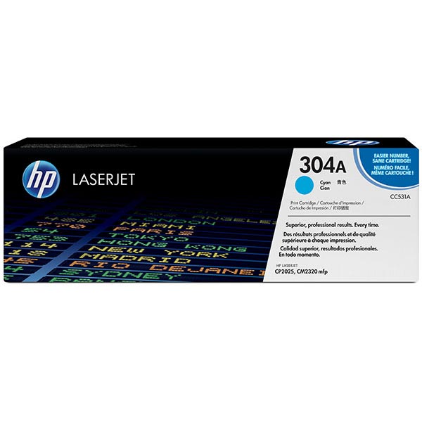 HP CC531A (HP 304A) Cyan OEM Toner Cartridge