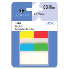 Sparco 1" Durable Tabs