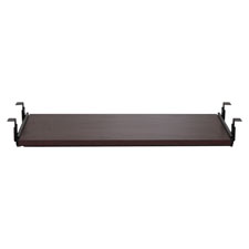 Lorell Mahogany Laminate Keyboard Tray