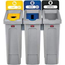 Rubbermaid Comm. Slim Jim Recycling Station