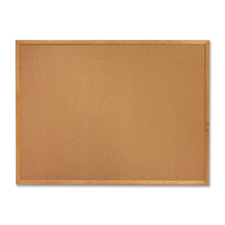 Lorell Oak Wood Frame Cork Board