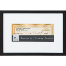 Burns Grp. 8-1/2"x4" Business License Frame