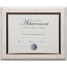 Burns Grp. 2-tone Bronze Document Frame