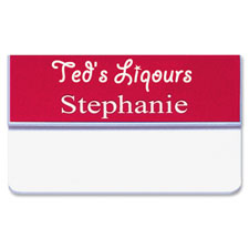 Xstamper 1"x3" Pocket Name Badge w/Logo