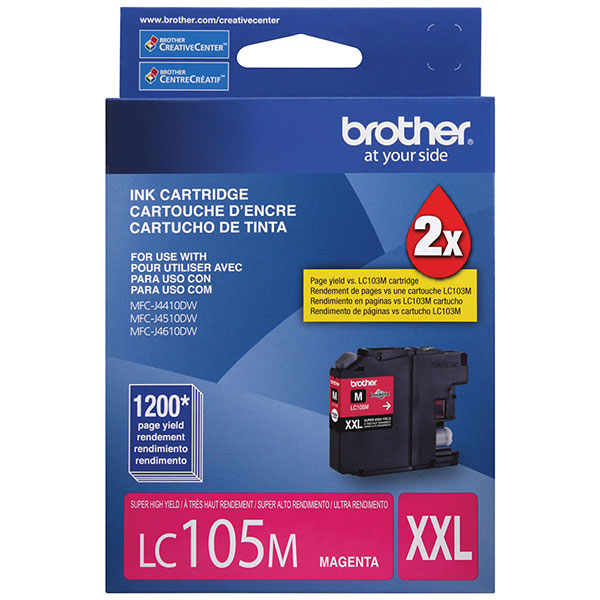 Brother LC-105M Magenta OEM Ink Cartridge