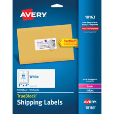 Avery Laser/Inkjet Printer Shipping Labels