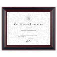 Burns Grp. Dax Rosewood/Black Certificate Frame