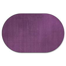 Flagship Carpets Classic Solid Color 9' Oval Rug