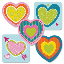 Carson Hearts Mini Cut-outs