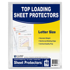 C-Line Standard Weight Poly Sheet Protectors