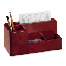 Rolodex Wood Tones Desktop Organizer