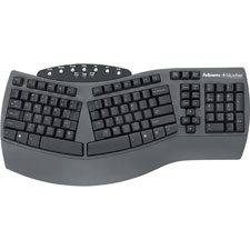 Fellowes Split Design Ergo. Keyboard w/ Microban