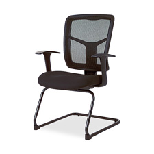 Lorell Adjustable Arms Mesh Guest Chair