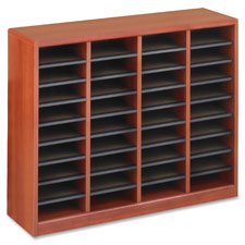 Safco E-Z Stor Light Wood Literature Organizers