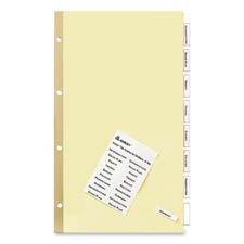 Avery Worksaver Std 4-Hole Insertable Tab Dividers