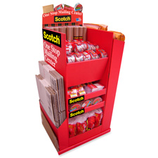 3M Scotch One-Stop Mailing Supplies Display