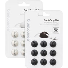 Advantus BlueLounge CableDrop Mini Clips