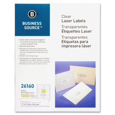 Bus. Source Permanent Adhesive Laser Labels