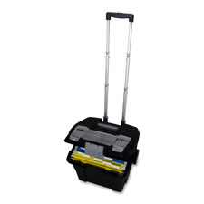 Storex Ind. Premium File Cart Telescopic Handle