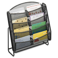 Safco Steel Mesh 8-Compartment Bus. Card Holder