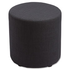 Lorell Fabric Cylinder Ottoman