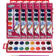 RoseArt Ind. Brilliant Colors Washable Watercolors