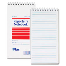 Tops Gregg Rule Reporter's Notebooks