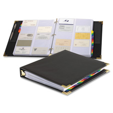 Cardinal Stafford Business Card Ring Binders