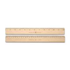 Acme Westcott Inches/Metric Wood Ruler